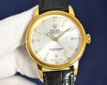 Rolex Datejust 8215 Movement 40mm 316L Steel Yellow Gold Case 100m Waterproof White/Gold Face Watch